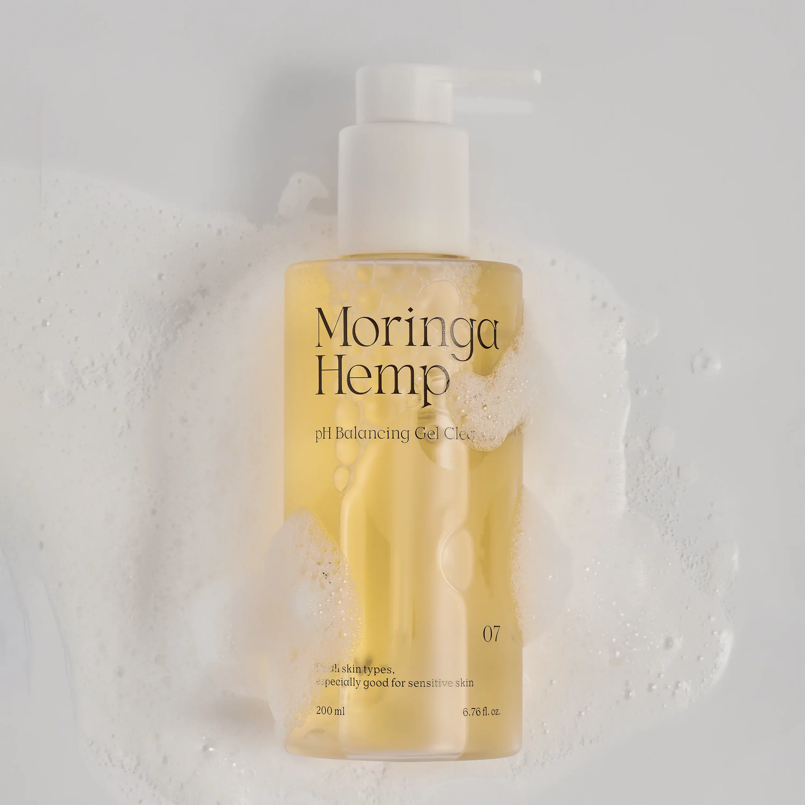 Moringa Hemp pH Balancing Gel Cleanser - Image 4